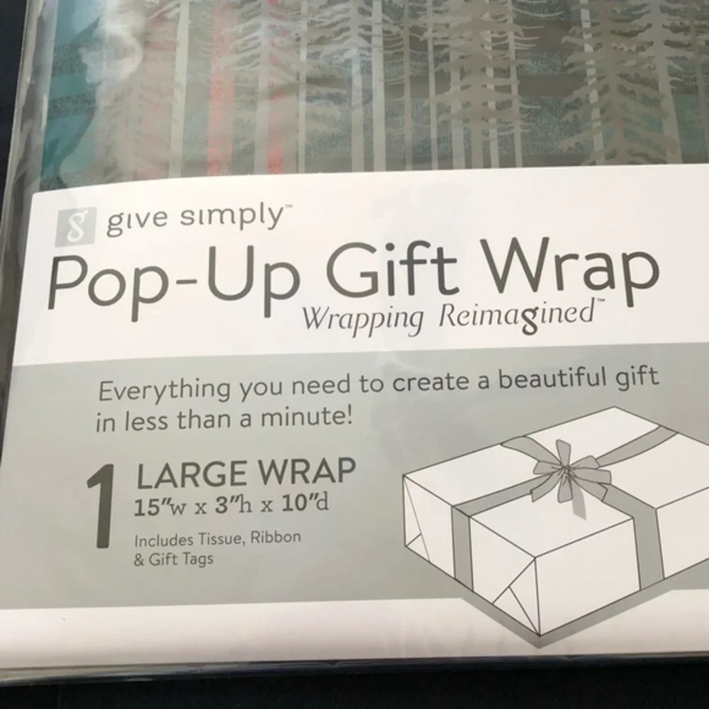 Holiday Christmas Gift Box Bundle 1 large 2 small Red & Green No Tape Required